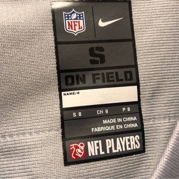 Nike On Field NFL Seattle Seahawks #25 Sherman Women's Gray Football Jersey Sz S - Picture 12 of 12